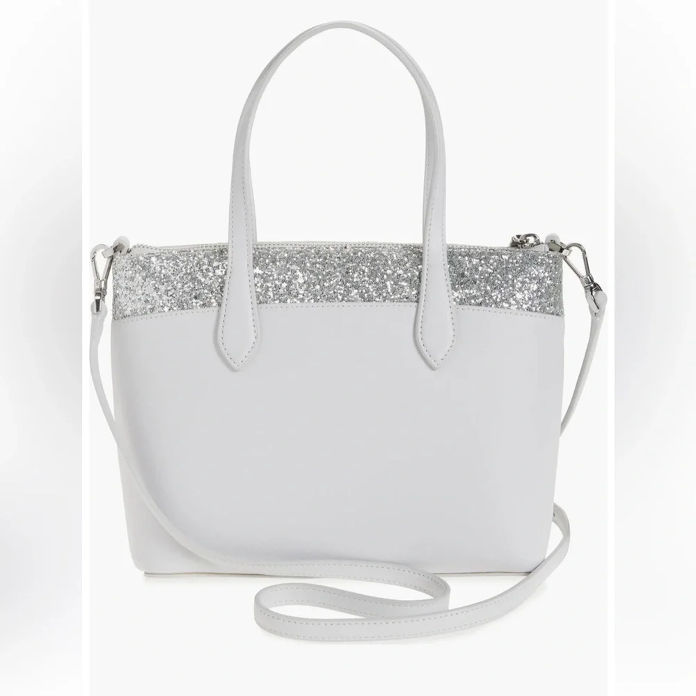Kate Spade Flash Glitter Satchel, NWT